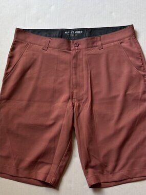 Matte Grey Shorts Corral Size 34 Preppy Golf Shorts